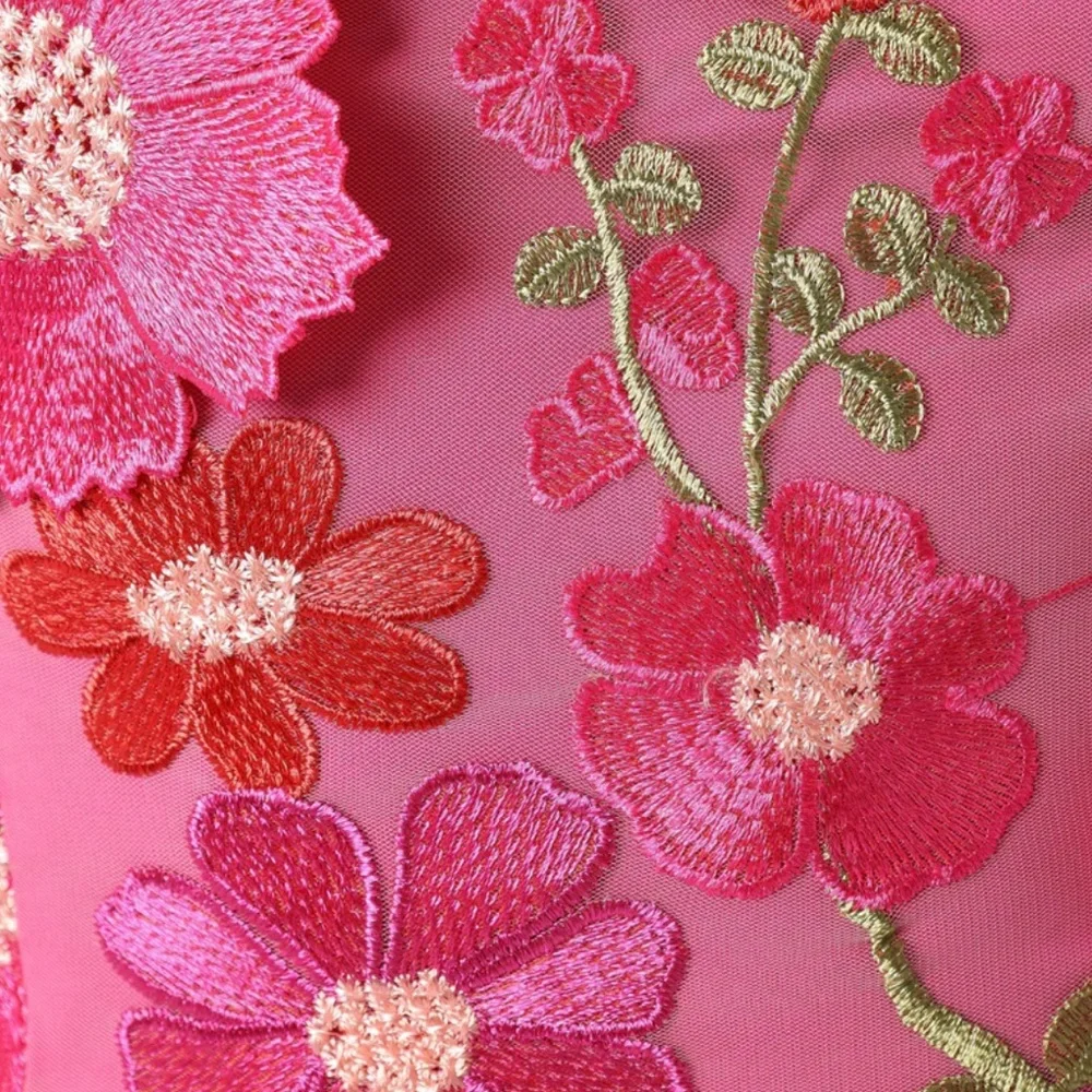 PETAL + PUP ‘Butterfields Strapless Mini Dress’ in Hot Pink - Picture 4 of 10